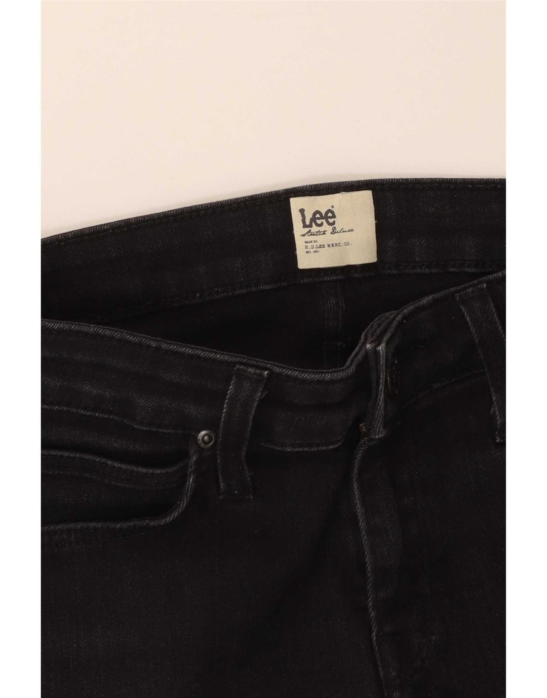 Lee Damen Skinny Jeans W28 L30 Schwarz