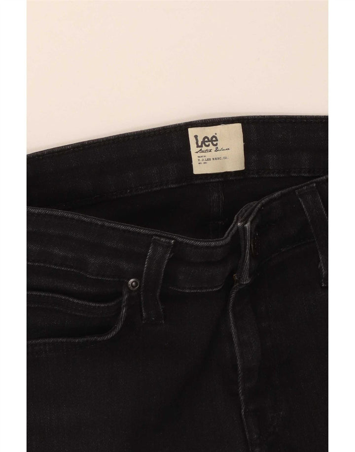 Lee Damen Skinny Jeans W28 L30 Schwarz
