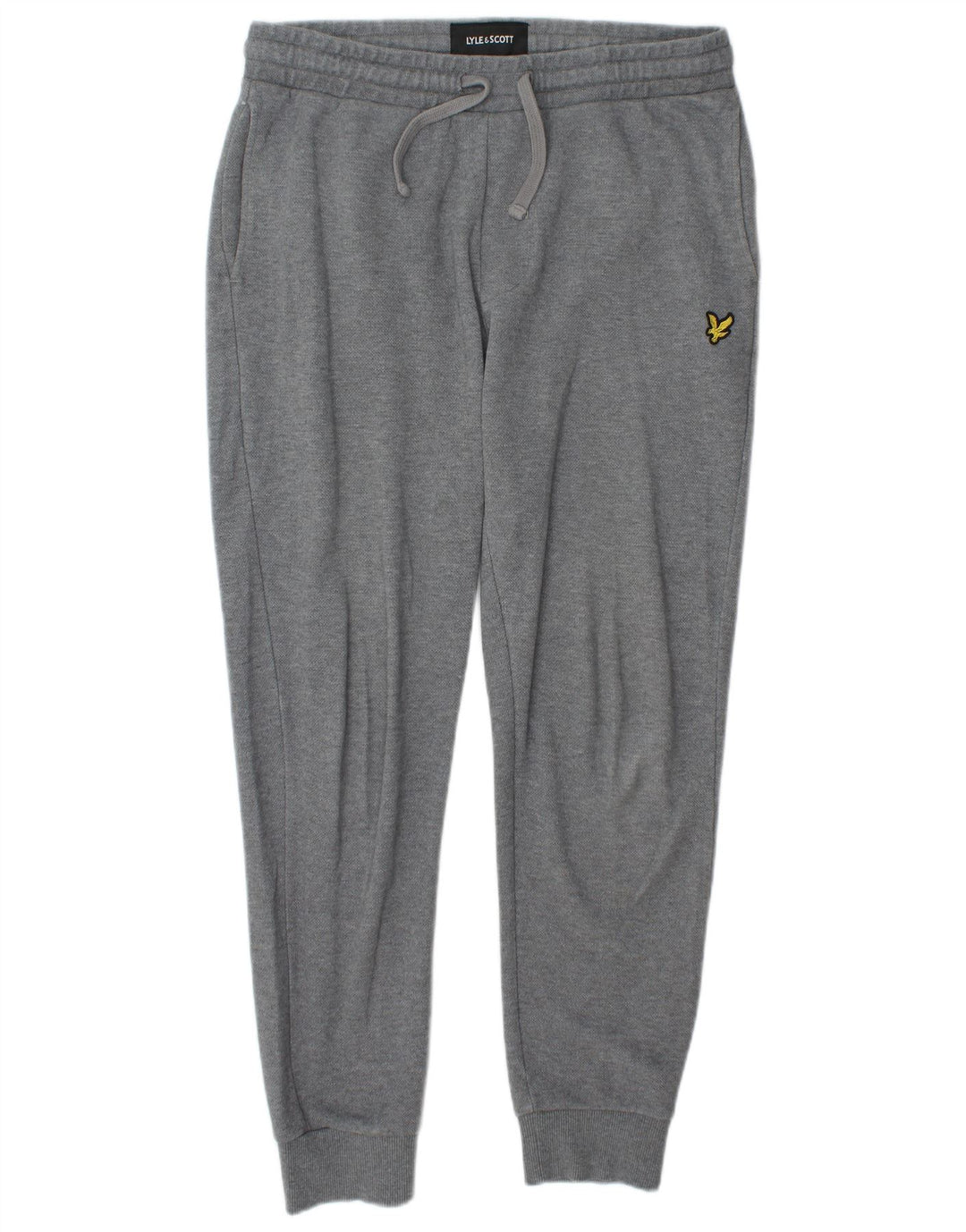 Lyle & Scott Herren-Trainingshose, Jogginghose, mittelgraue Baumwolle