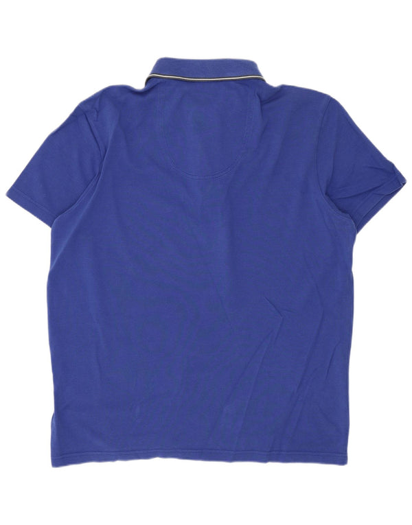 Hugo Boss Mens Regular Fit Polo Shirt Small Blue Cotton