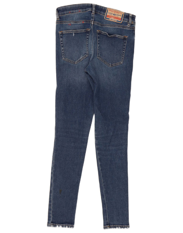 Diesel Damen Skinny Jeans W28 L29 Blaue Baumwolle