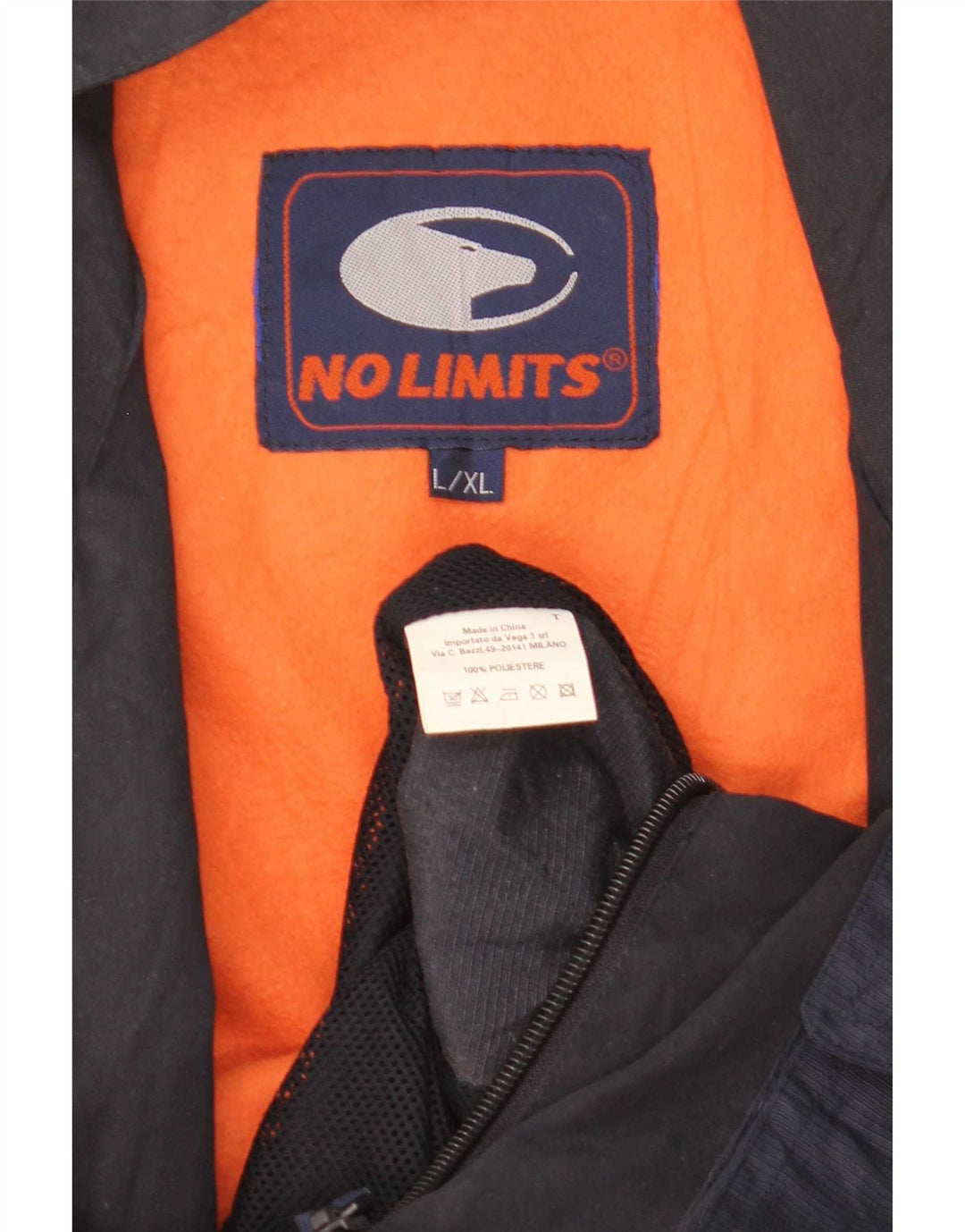 No Limits Herren-Utility-Gilet UK 40 Large Marineblaues Polyester
