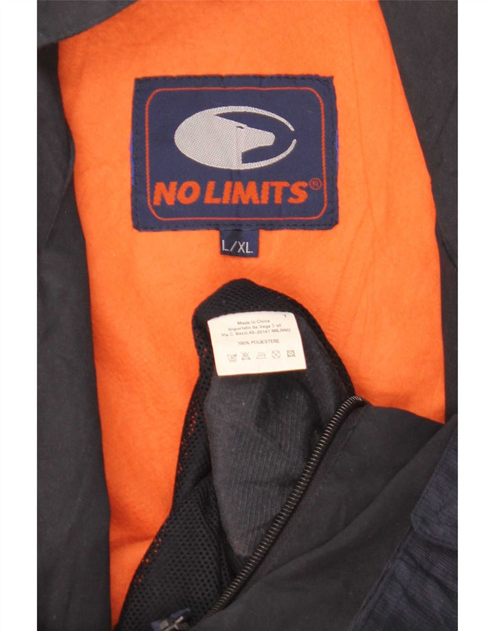 No Limits Herren-Utility-Gilet UK 40 Large Marineblaues Polyester