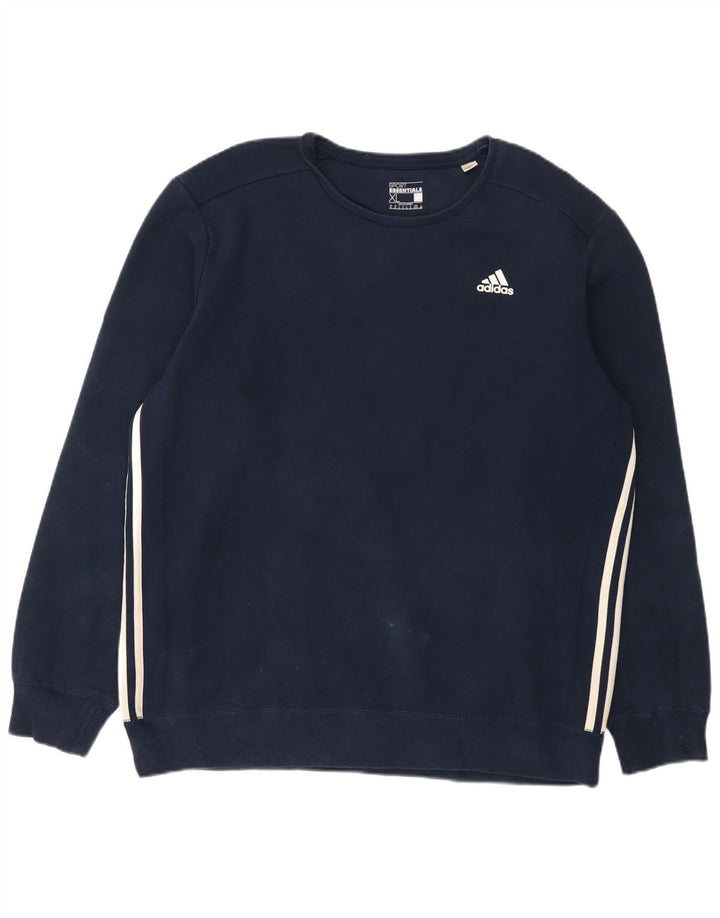 Adidas Herren Sweatshirt Pullover XL Marineblau Baumwolle