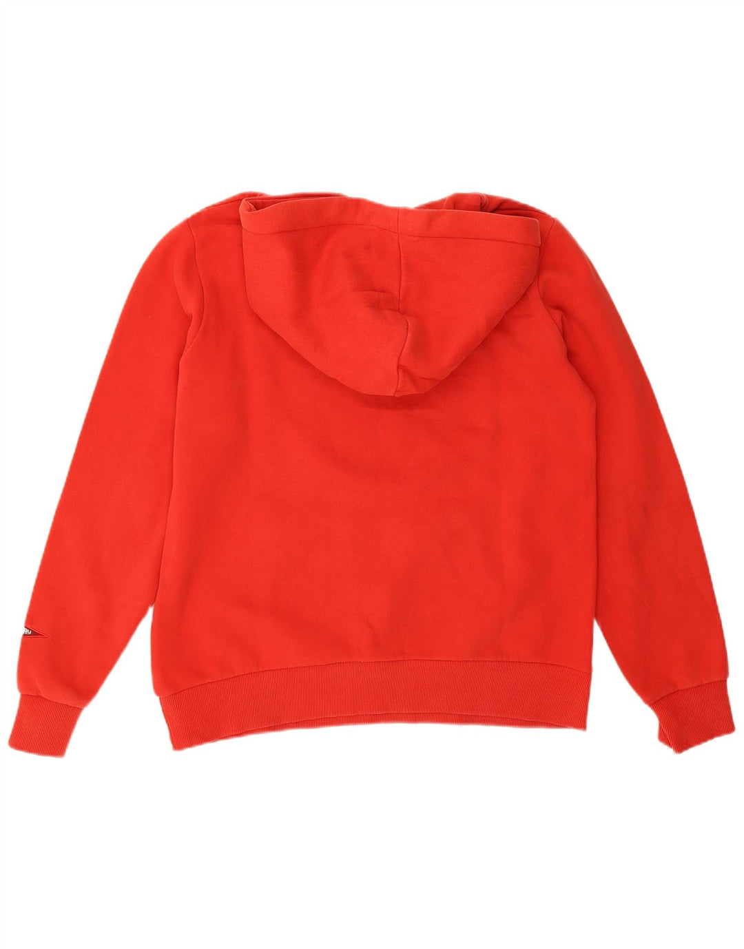 Superdry Damen-Kapuzenpullover mit Grafik, übergroß, UK 14, Größe L, Rot, Baumwolle