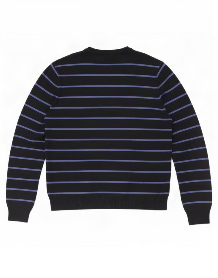 Marks & Spencer Herren-Pullover „Harbor“ in Blau mit Rundhalsausschnitt, Größe L, Marineblau