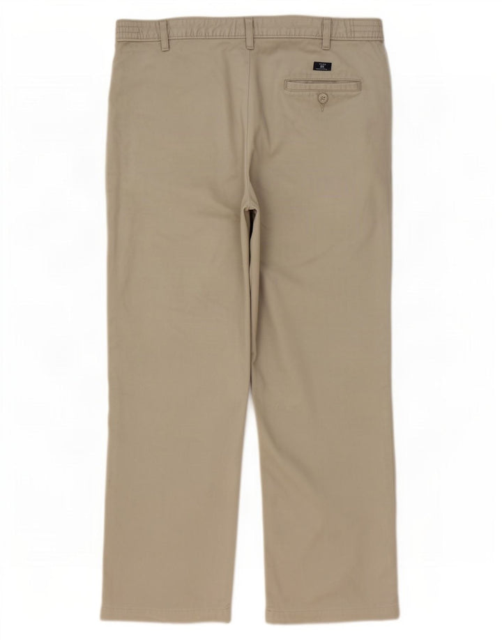 Marks & Spencer Herren-Chinohose Harbor Pegged, Blau, W44, L31, Khaki