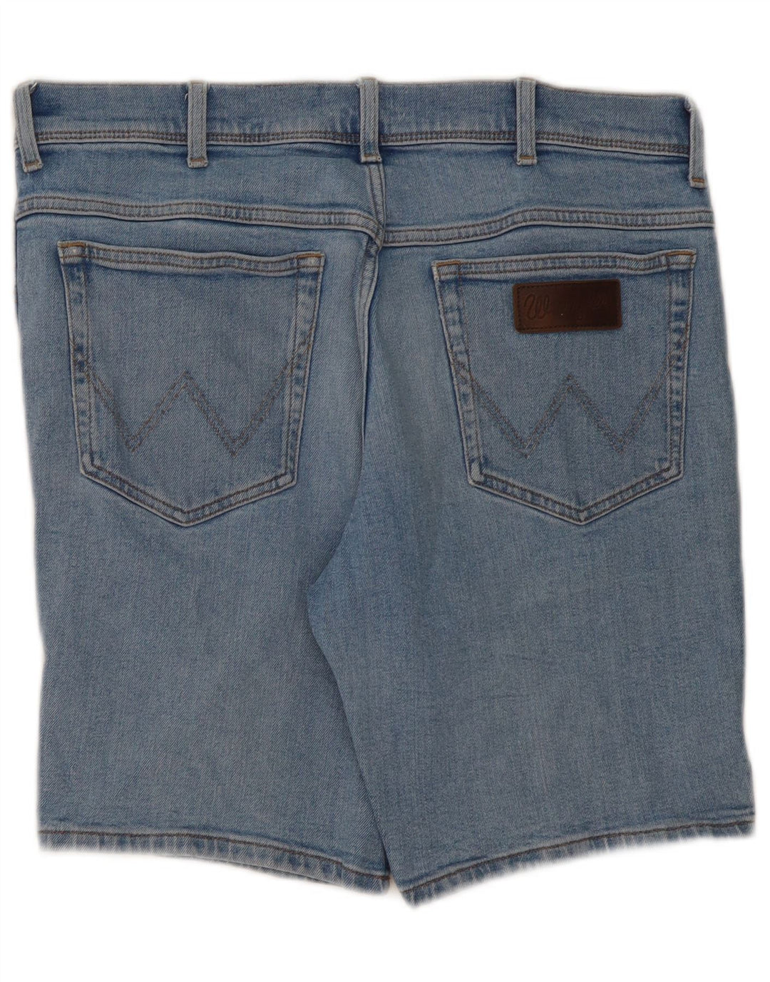 Wrangler Womens Texas Denim Shorts W34 Große blaue Baumwolle