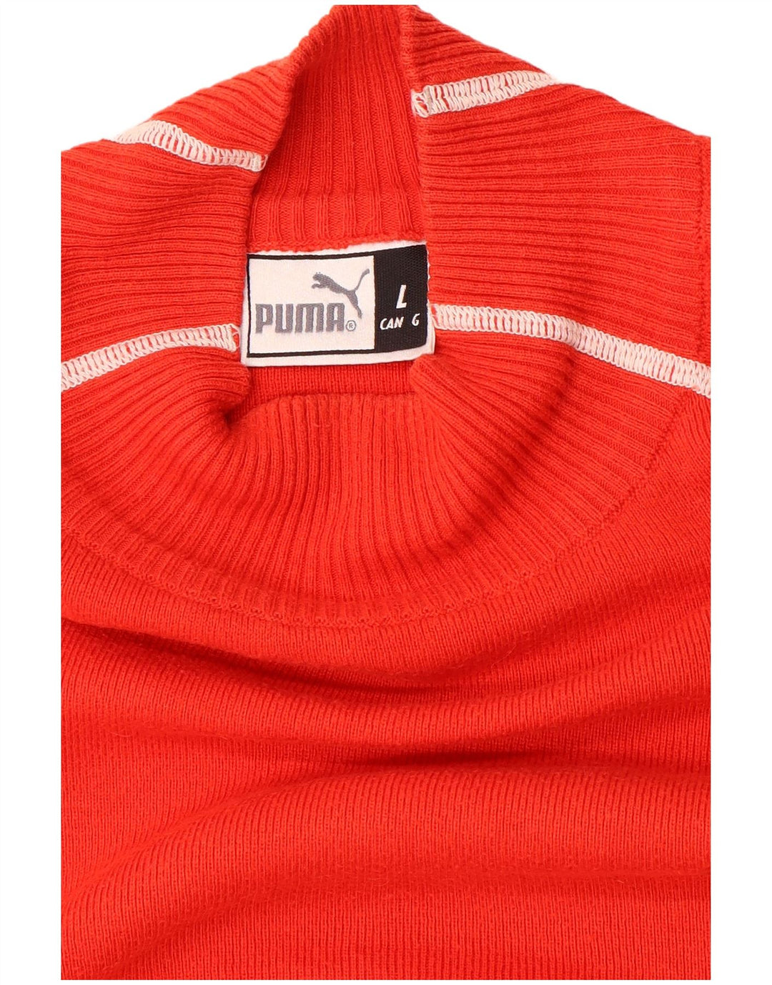 Puma Herren-Pullover mit Rollkragen, groß, rot, Farbblock