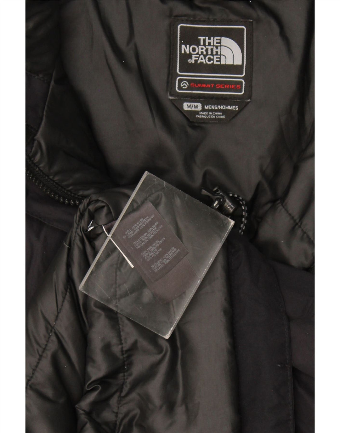 The North Face Herren-Windbreaker-Jacke, UK 38, mittelschwarzes Nylon