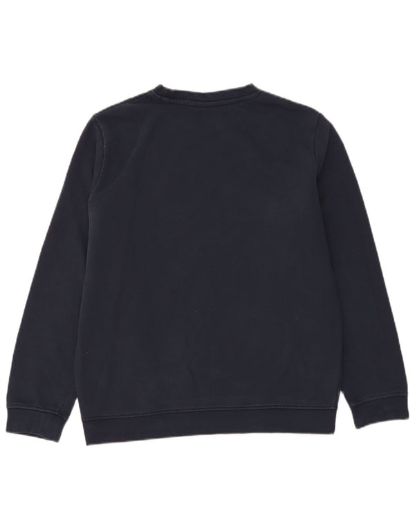 Ellesse Grafik-Sweatshirt für Jungen, 13–14 Jahre, marineblaue Baumwolle