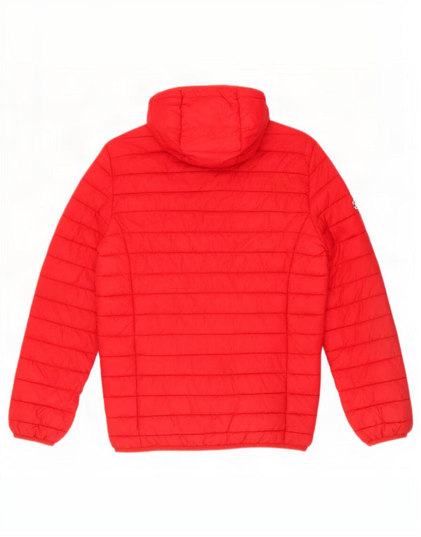 Champion Wattierte Jacke mit Kapuze für Jungen, 13–14 Jahre, XL, Rot