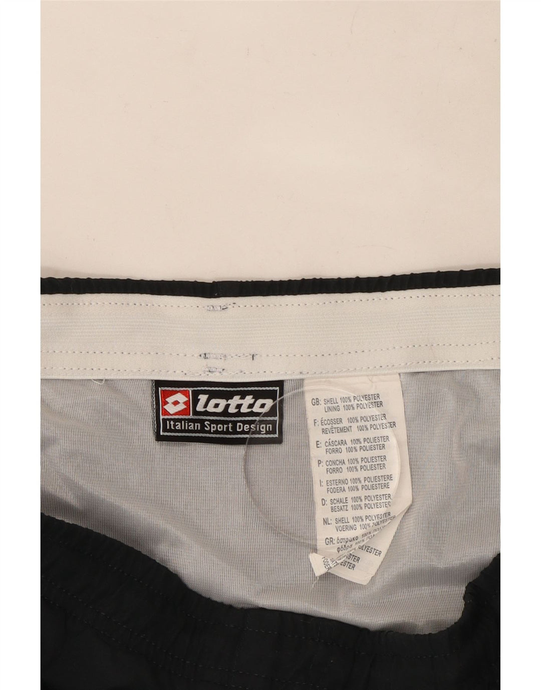 Lotto Herren-Sportshorts, groß, marineblau, Farbblock-Polyester