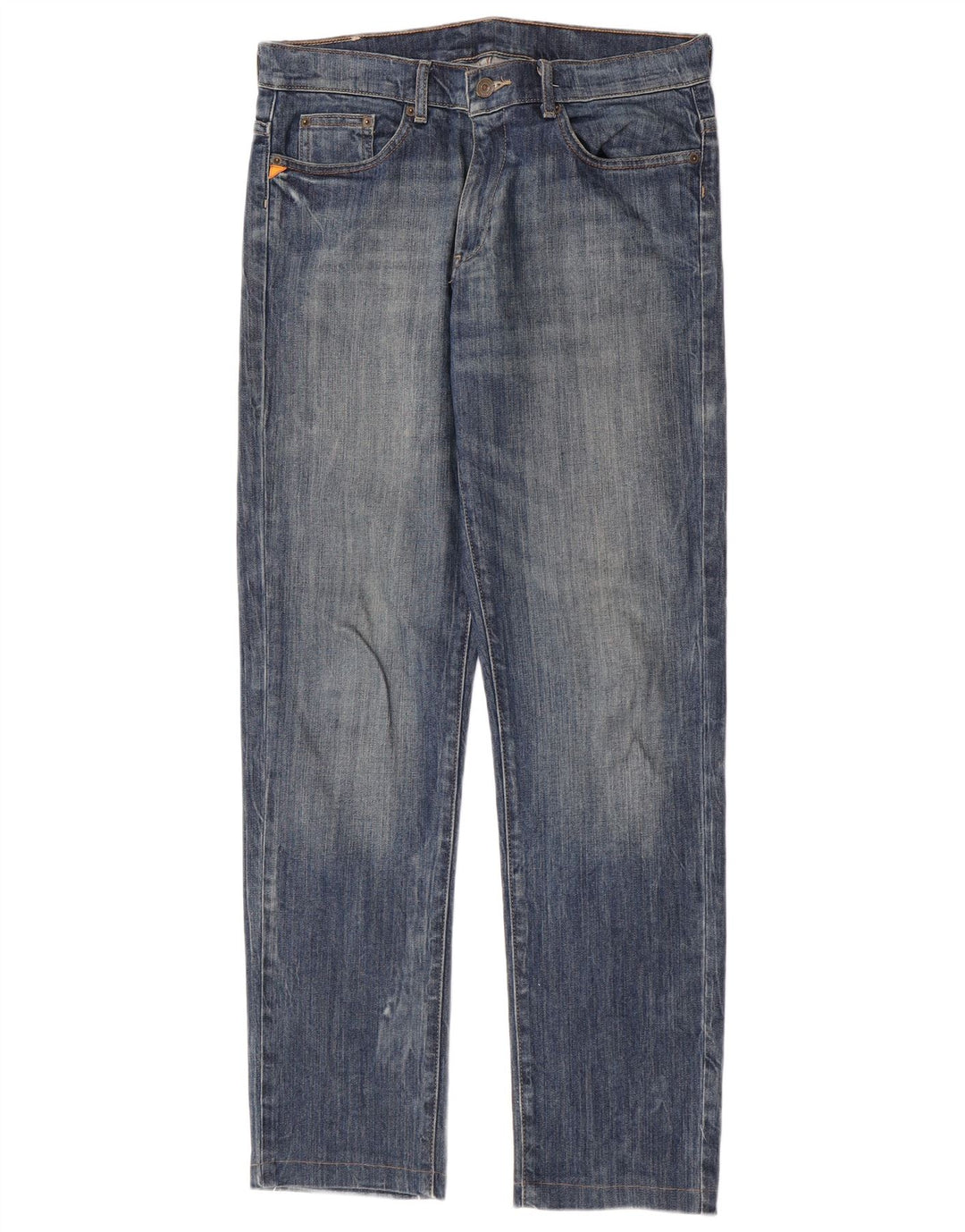 Kappa Herren Perfect Fit Straight Jeans W32 L31 Blaue Baumwolle