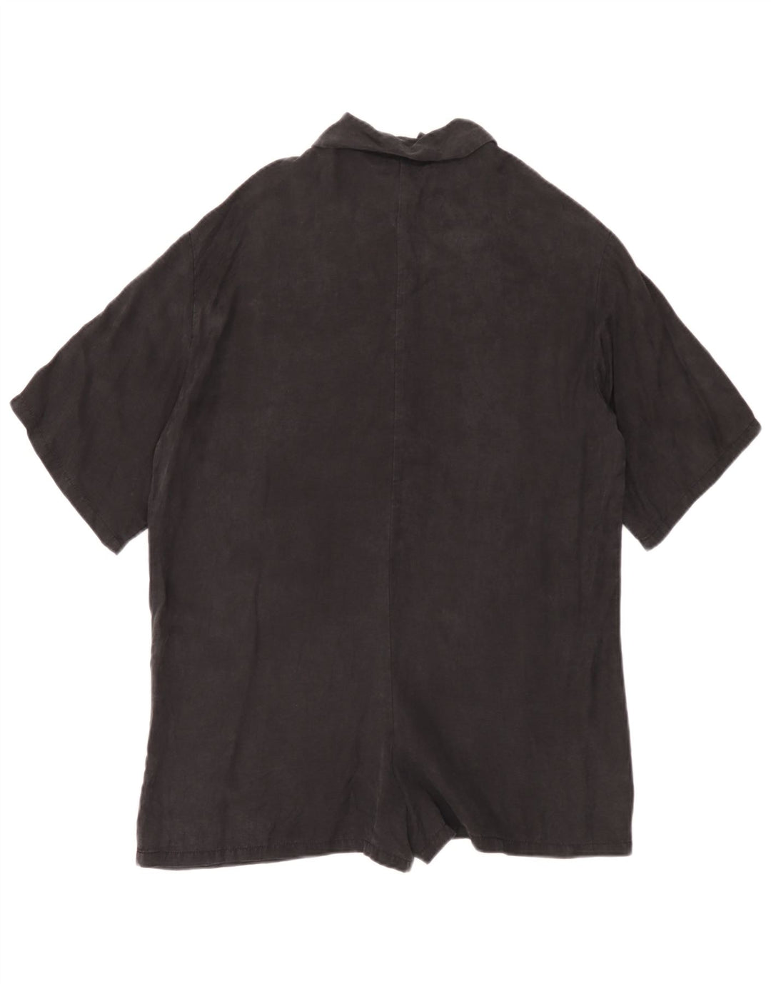 Zara Damen Übergroßer Playsuit UK 10 Small Schwarz