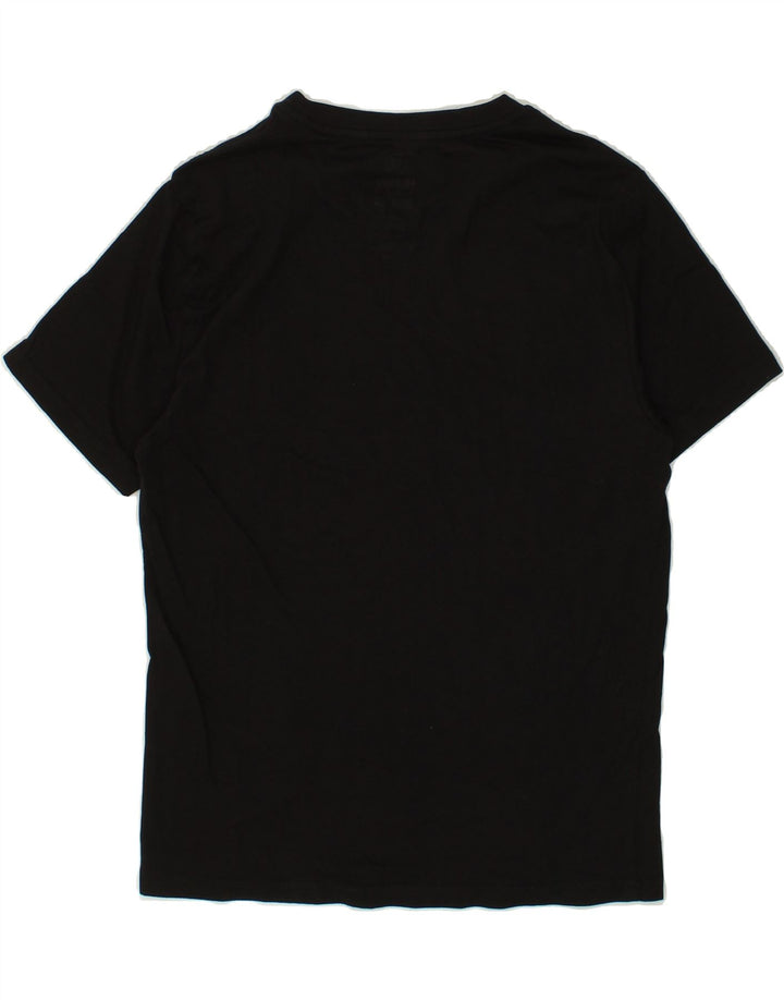 HURLEY Mens Graphic T-Shirt Top Small Black Cotton Vintage Hurley and Second-Hand Hurley from Messina Hembry 
