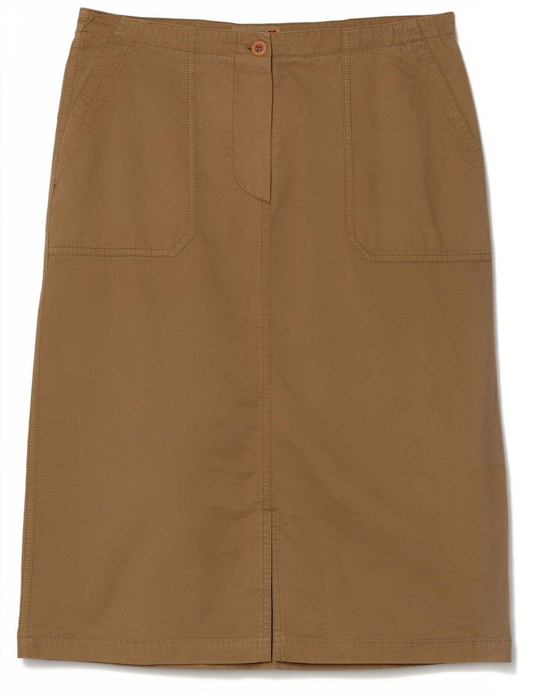 Napapijri Damen Midirock IT 44 Medium W32 Braune Baumwolle