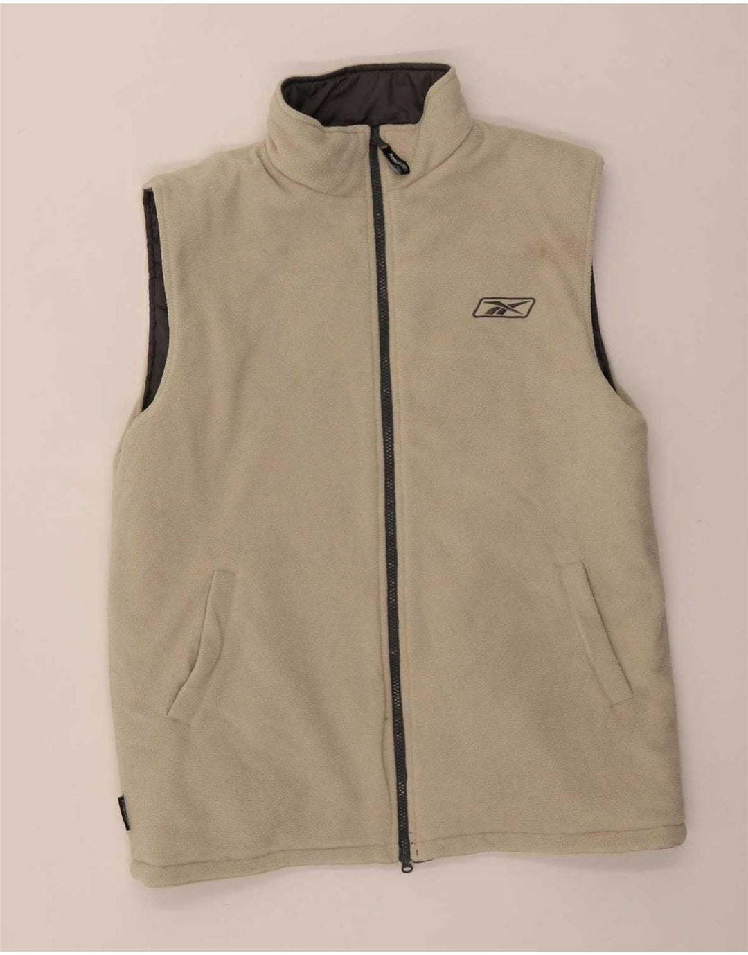 Reebok Damen Reversible gepolsterte Weste UK 14 Large Grau