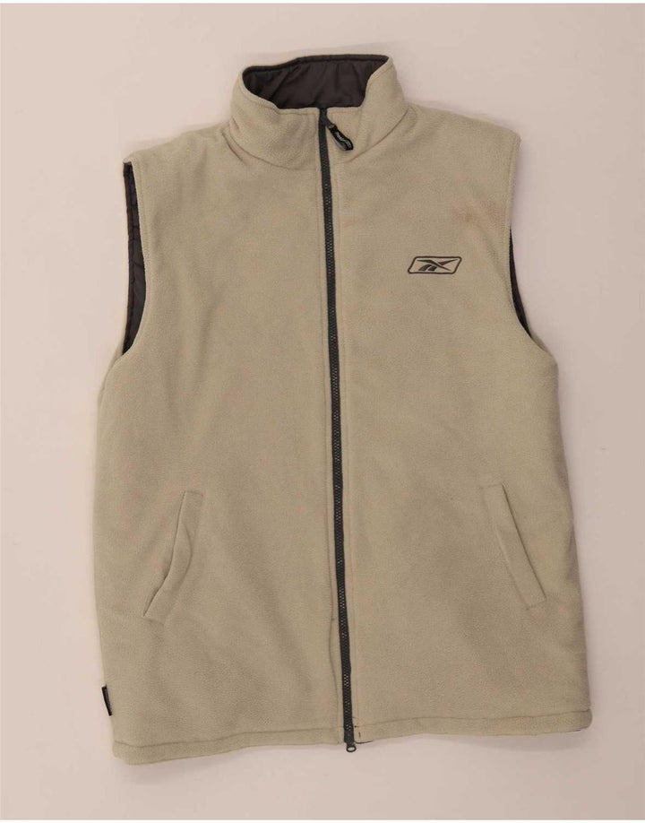 Reebok Damen Reversible gepolsterte Weste UK 14 Large Grau