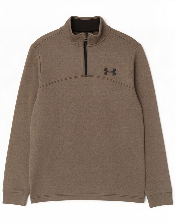 Under Armour Herren-Sweatshirtpullover mit Reißverschluss, klein, Grau