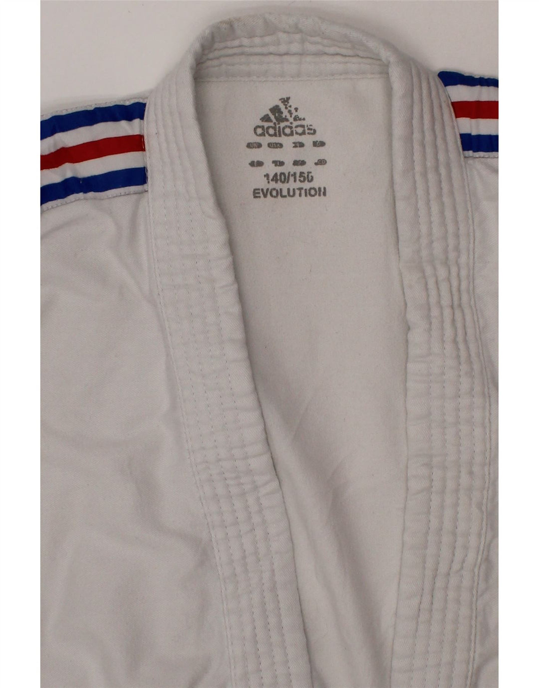 ADIDAS Boys Evolution Tracksuit Top Jacket 11-12 Years White Polyester Vintage Adidas and Second-Hand Adidas from Messina Hembry 
