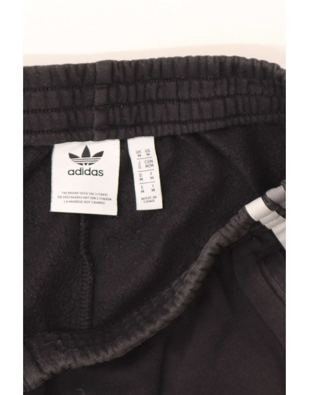 Adidas Herren-Trainingshose, Jogginghose, mittelschwarz, Baumwolle