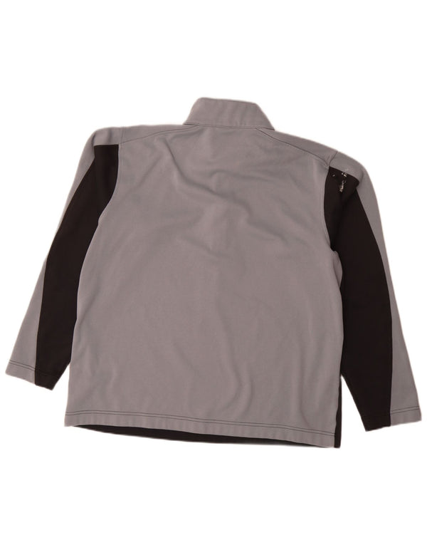Nike Herren Dri Fit Pullover-Trainingsanzug-Oberteil, UK, Größe 42/44, Größe L, Grau, Farbblock
