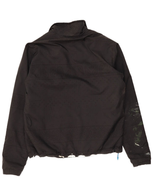 Adidas Herren Wendejacke UK 38 Medium Schwarz Polyester