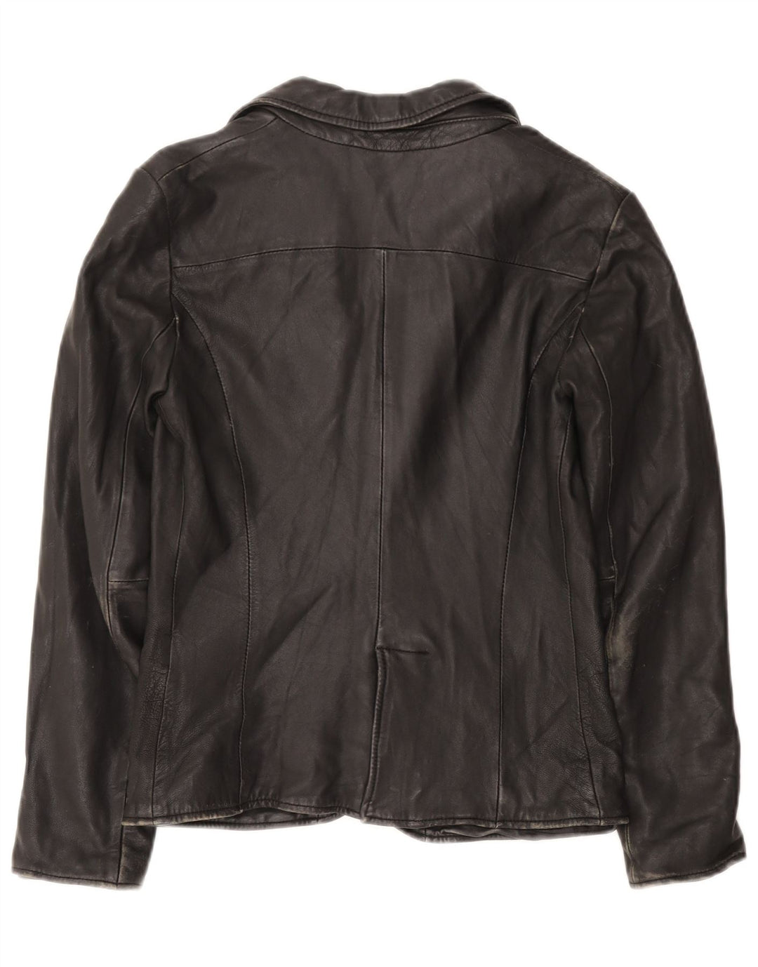Calvin Klein Damen 1-Knopf-Blazerjacke UK 12 Medium Black Classic