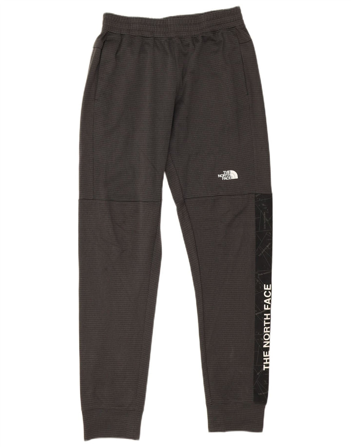 The North Face Herren-Trainingshose mit grafischem Muster, Größe S, grau kariert