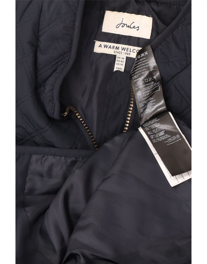 Joules Damen Steppweste UK 14 Large Marineblau Polyester