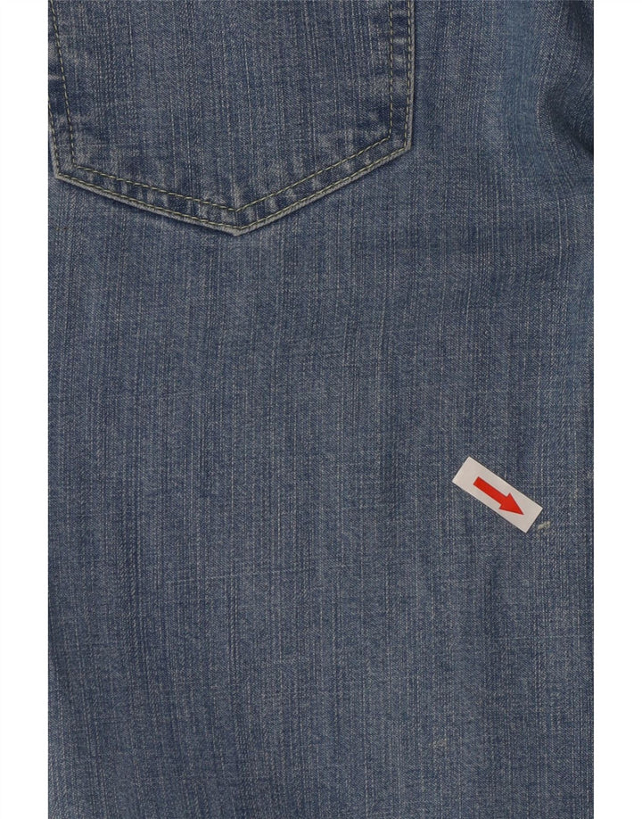 Carrera Damen Schlagjeans W29 L29 Blaue Baumwolle