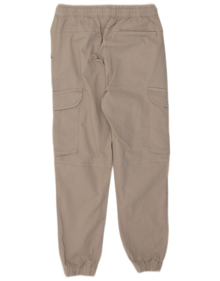 Zara Herren-Jogger-Cargohose, Größe S, W30, L26, Beige