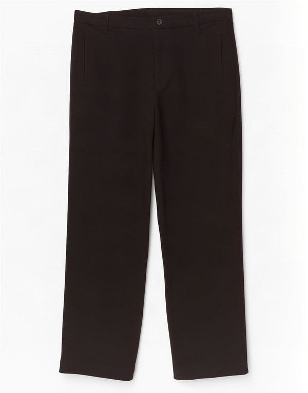Marks & Spencer Damen gerade Anzughose UK 14 Medium W34 L30 Schwarz