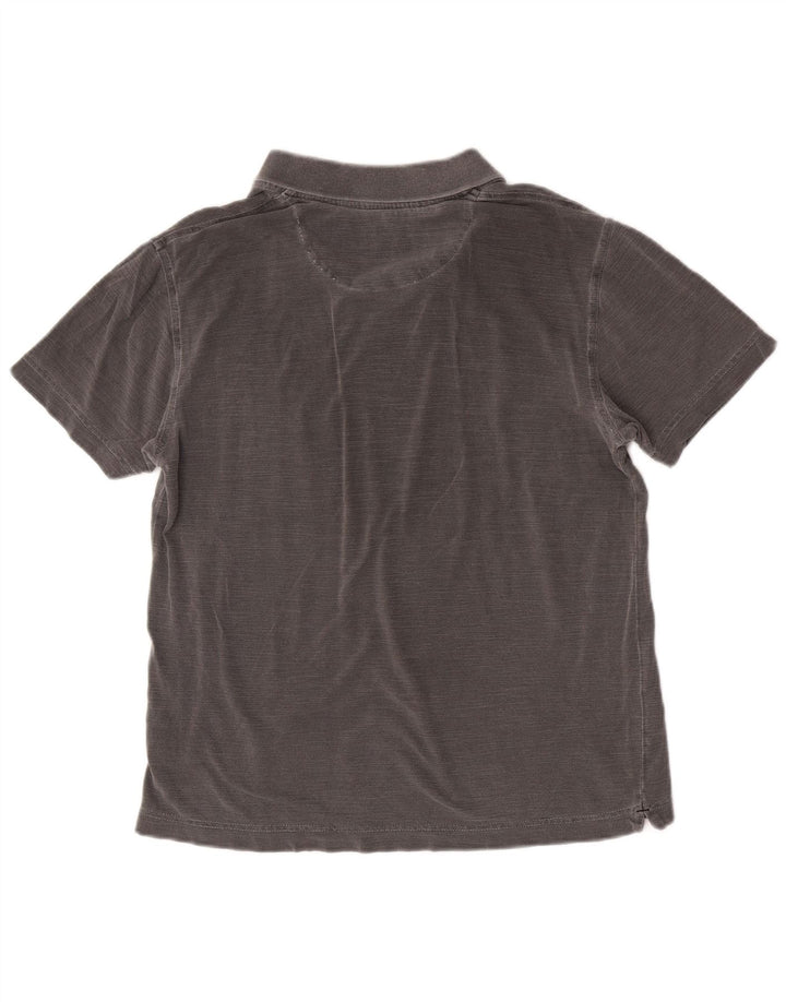 Calvin Klein Jeans Herren-Poloshirt aus mittelgrauer Baumwolle