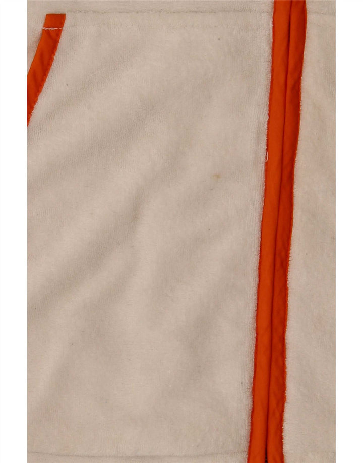 Slam Damen-Fleece-Kapuzenpullover mit Reißverschluss, übergroß, Gr. 10, Größe S, Weiß, Polyester