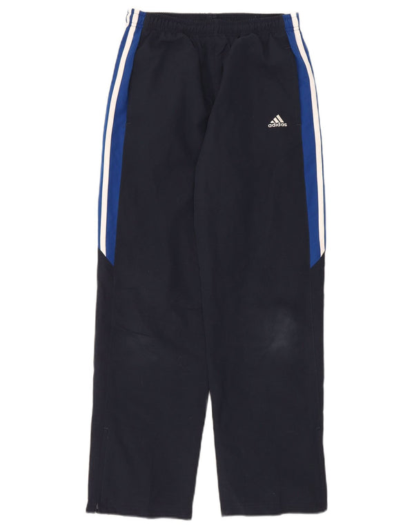Adidas Trainingshose für Jungen, 11–12 Jahre, marineblaues Farbblock-Polyester