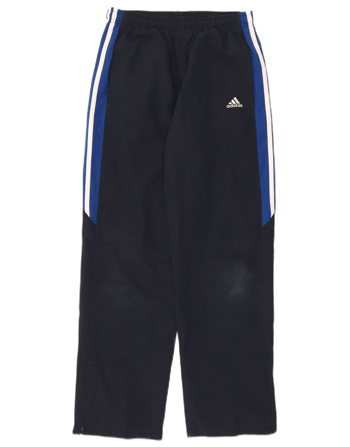 Adidas Trainingshose für Jungen, 11–12 Jahre, marineblaues Farbblock-Polyester