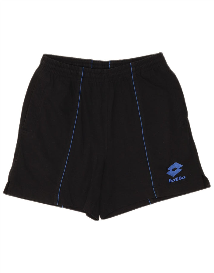 LOTTO Herren-Sportshorts UK 38/40 Mittelschwarzes Polyester