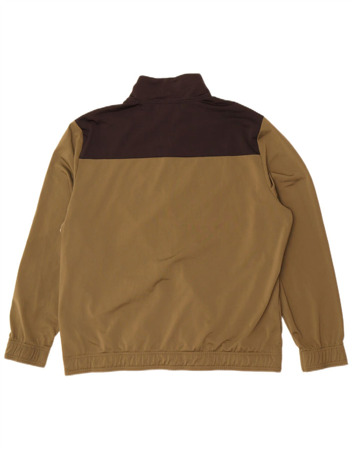 Puma Herren Trainingsanzug Top Jacke XL Khaki Colourblock Polyester