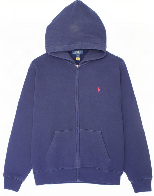 Polo Ralph Lauren Kapuzenpullover mit Reißverschluss für Jungen, 14–15 Jahre, Größe L, Marineblau