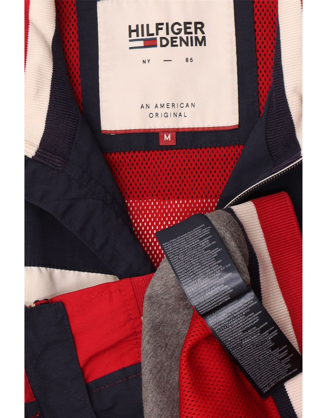 Tommy Hilfiger Herren Bomberjacke UK 38 Medium Mehrfarbig Colourblock