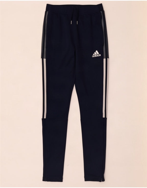 Adidas Damen-Trainingshose, Größe S, Marineblau, Polyester, UK 10