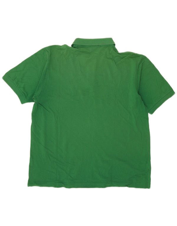Sergio Tacchini Herren Poloshirt IT 56 XL Grüne Baumwolle