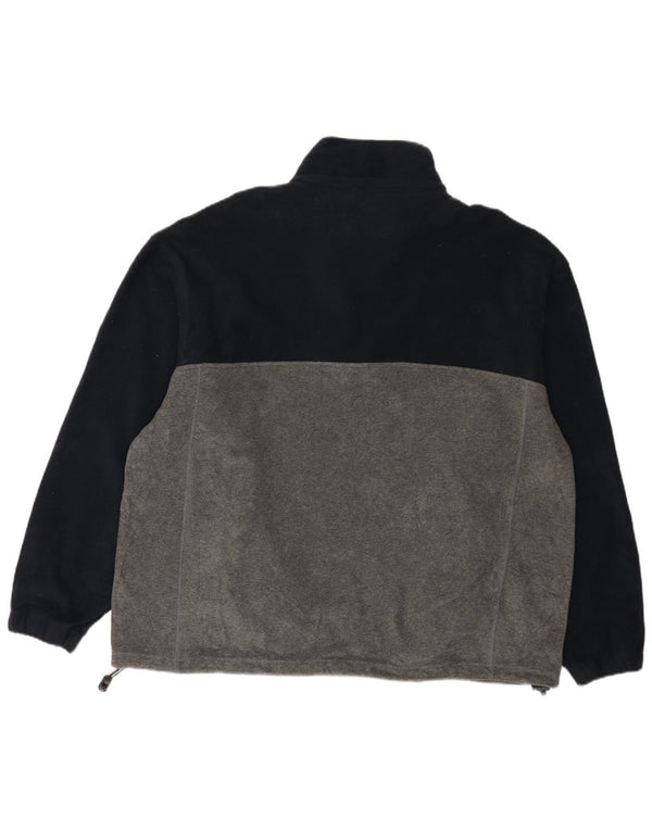 Champion Herren-Fleecepullover mit Reißverschluss, XL, Marineblau, Farbblock-Polyester