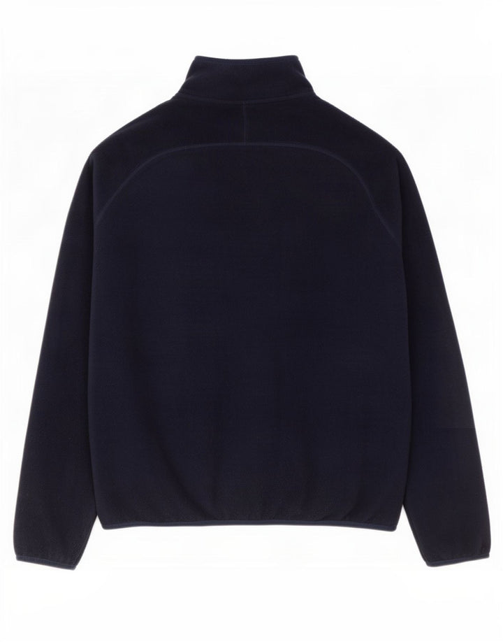 Marks & Spencer Herren Fleecejacke UK 38 Medium Marineblau Polyester