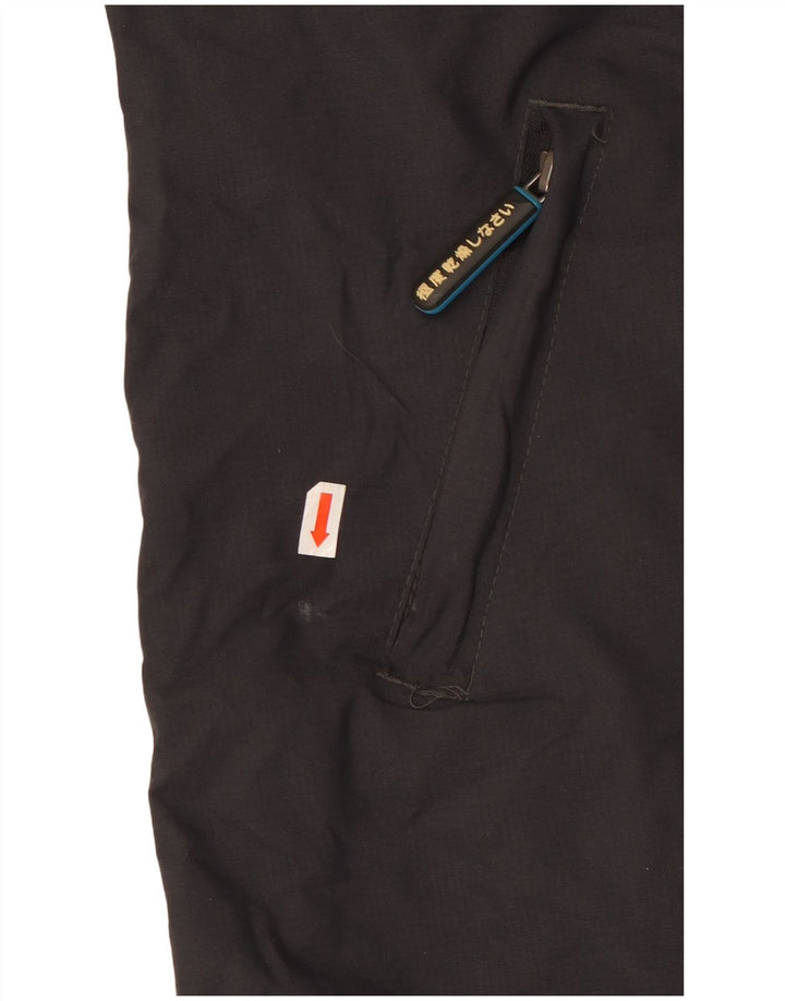 Superdry Herren-Parka mit Kapuze, UK 40, Größe L, schwarzes Nylon