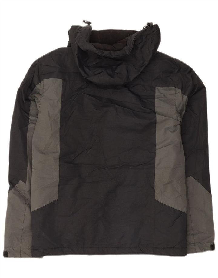 Mountain Warehouse Herren-Windbreaker-Jacke, UK 34, XS, Schwarz, Farbblock