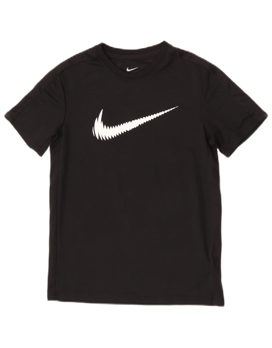 Nike Jungen Dri Fit Graphic T-Shirt Top 10–11 Jahre Mittelschwarzes Polyester