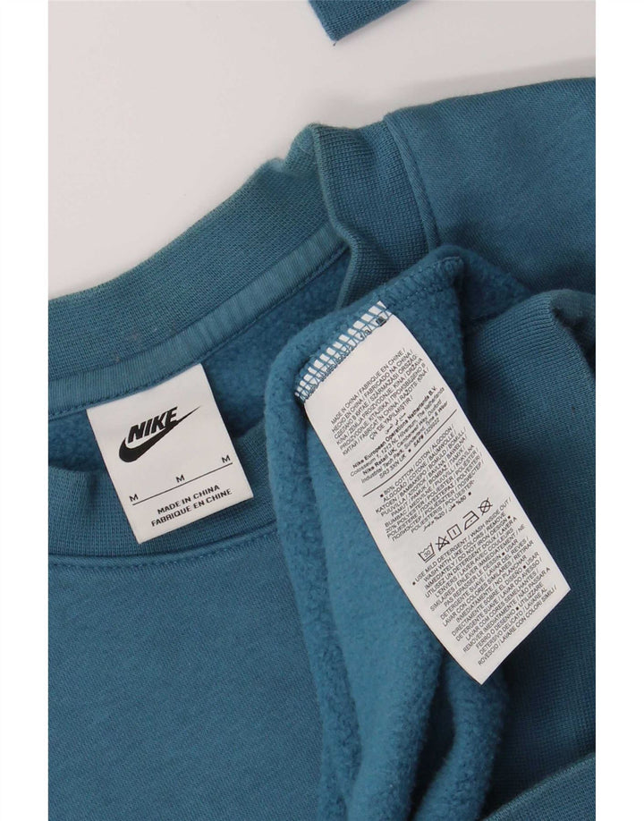 Nike Herren Grafik-Sweatshirt-Pullover Mittelblauer Farbblock